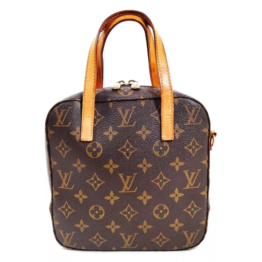 SOLD Louis Vuitton LV Hand Bag  Spontini Brown Monogram - Picture 2 of 16